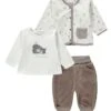 Kanz 3tlg. Set In Weiß/ Beige -Babyartikelgeschäft kanz 3tlg set in weiss beige