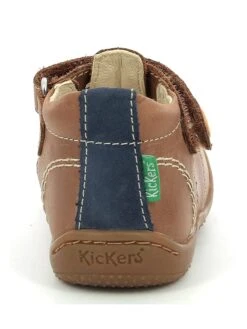 Kickers Leder-Halbsandalen "Gakick" In Hellbraun -Babyartikelgeschäft kickers leder halbsandalen gakick in hellbraun 4