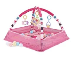 3 In 1 Krabbeldecke, Bällebad In Rosa