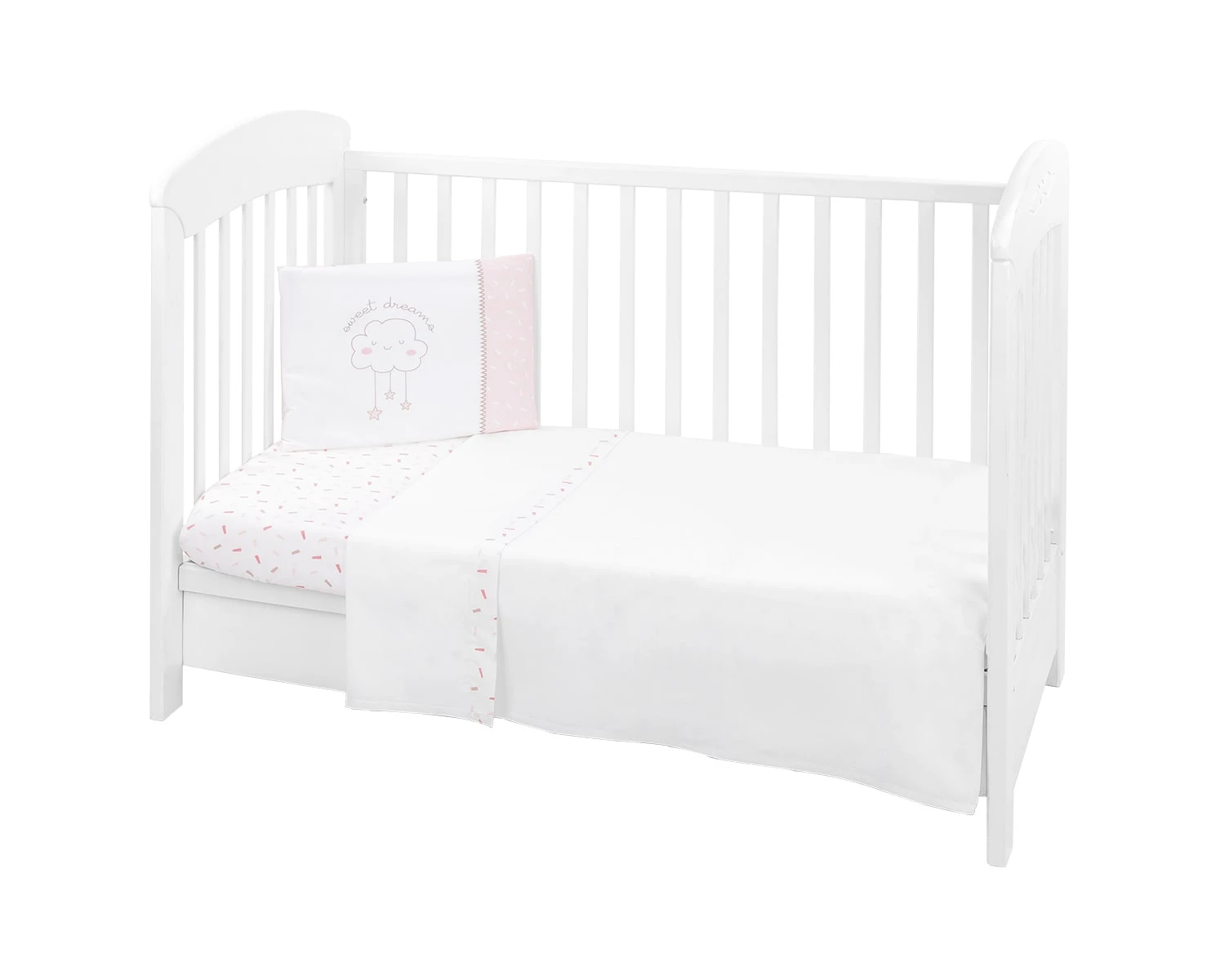 Babybettwäsche 6-teilig In Rosa 6 Babybettwäsche 6-teilig In Rosa – Bild 4