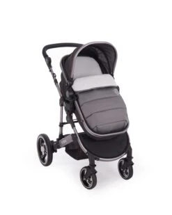 Fußsack Bestickt In Grau