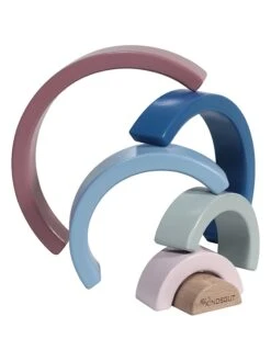 6tlg. Holz-Regenbogen - Ab 12 Monaten -Babyartikelgeschäft kindsgut 6tlg holz regenbogen ab 12 monaten 3