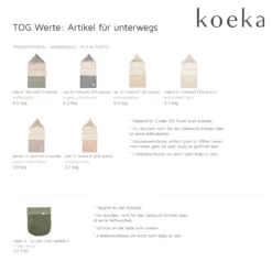 Fußsack 0+ 3/5 Punkte Teddy Malmo In Kiesel -Babyartikelgeschäft koeka fusssack 0 3 5 punkte teddy malmo in kiesel 6