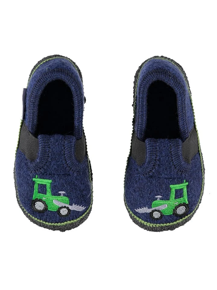 Hausschuhe In Dunkelblau 9 Hausschuhe In Dunkelblau – Bild 7