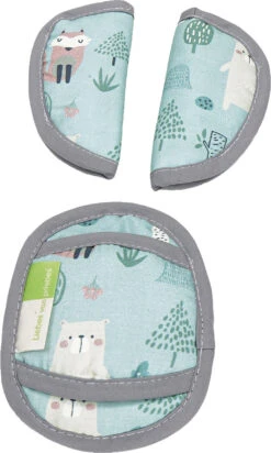 PHILIP Gurtpolster-Set Für Babyschalen - Foret, 3-tlg. -Babyartikelgeschäft liebes von priebes philip gurtpolster set fur babyschalen foret 3 tlg 1