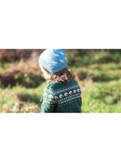 Cardigan "From One To Another" In Grün -Babyartikelgeschäft little green radicals cardigan from one to another in grun 3