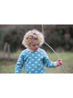 Pullover "From One To Another" In Hellblau