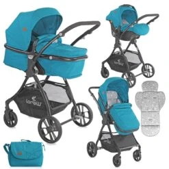 Kombikinderwagen Starlight 3 In 1 In Blau