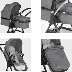 Kombikinderwagen Starlight 3 In 1 In Blau -Babyartikelgeschäft lorelli kombikinderwagen starlight 3 in 1 in blau 6