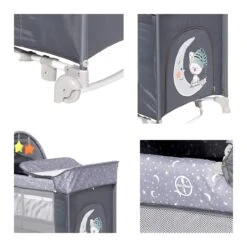 Reisebett Moonlight In Blau -Babyartikelgeschäft lorelli reisebett moonlight in blau 3