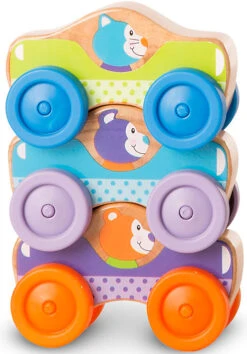 Melissa & Doug Stapelbare Autos Mit Holztieren -Babyartikelgeschäft melissa and doug stapelbare autos mit holztieren 2
