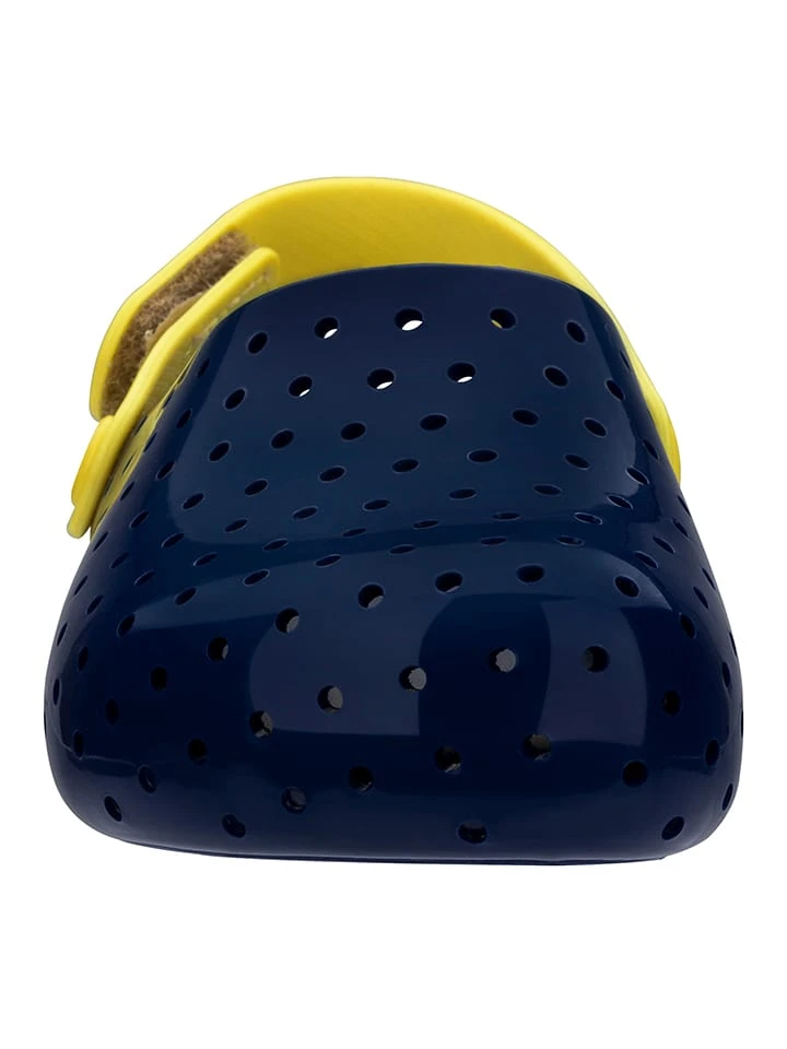 Melissa Clogs In Dunkelblau/ Gelb 6 Melissa Clogs In Dunkelblau/ Gelb – Bild 4