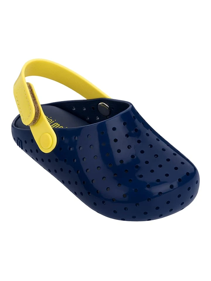Melissa Clogs In Dunkelblau/ Gelb 3 Melissa Clogs In Dunkelblau/ Gelb