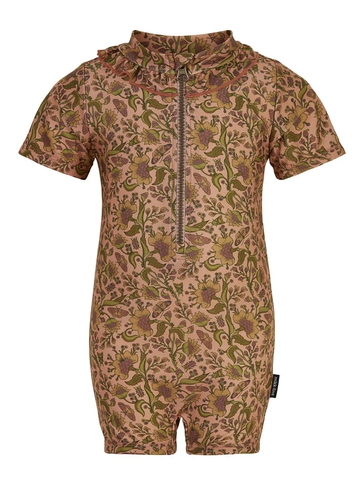 Mikk-Line Badeanzug In Rosa/ Grün 3 Mikk-Line Badeanzug In Rosa/ Grün