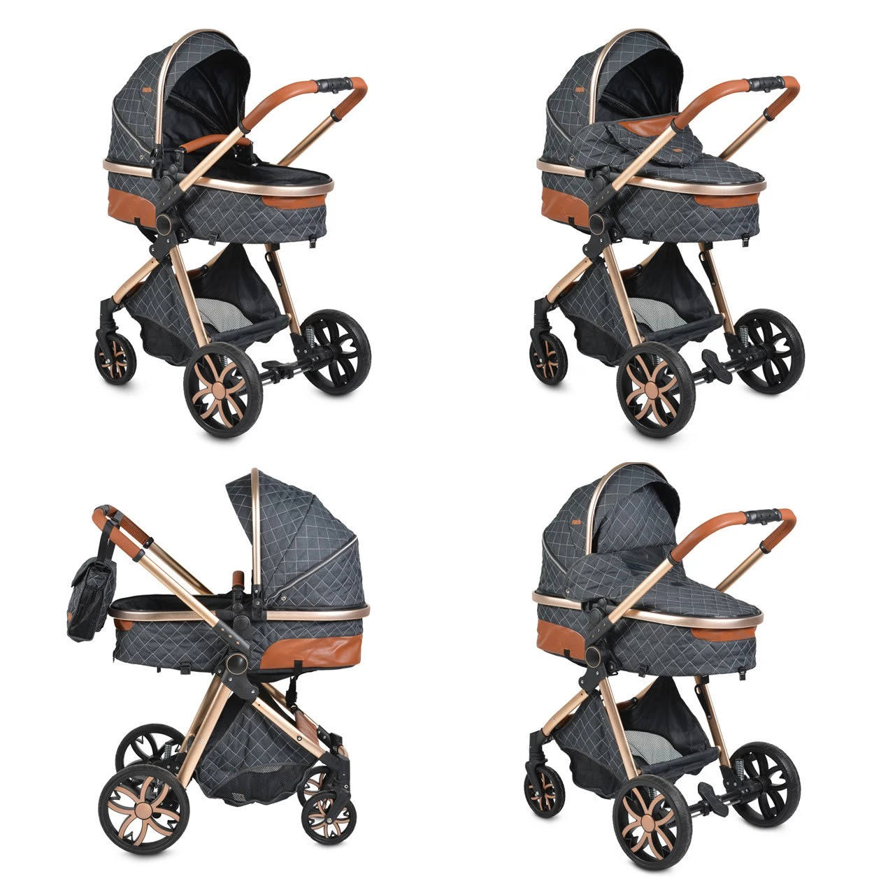 Kinderwagen Alma In Grau 6 Kinderwagen Alma In Grau – Bild 4