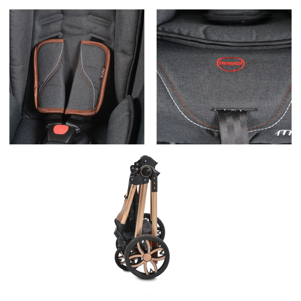 Kinderwagen Alma In Grau 8 Kinderwagen Alma In Grau – Bild 6