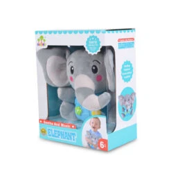 Musik Plüschtier Elefant SL88001 In Grau -Babyartikelgeschäft moni musik pluschtier elefant sl88001 in grau 2