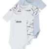 NAME IT Kurzarmbody 3er Pack In Heather -Babyartikelgeschäft name it kurzarmbody 3er pack in heather