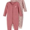 NAME IT Schlafstrampler 2er Pack In Deco Rose -Babyartikelgeschäft name it schlafstrampler 2er pack in deco rose