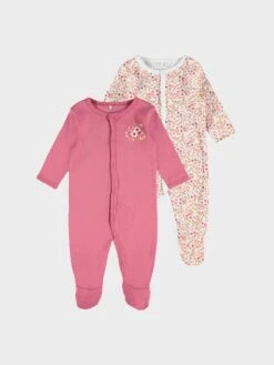 NAME IT Schlafstrampler 2er Pack In Rose Wine -Babyartikelgeschäft name it schlafstrampler 2er pack in rose wine 4