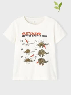 NAME IT Shirt "How" In Weiß