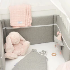 Nestchen In Grau Spitze (L) 180 Cm, (B) 35 Cm 12 Nestchen In Grau Spitze (L) 180 Cm, (B) 35 Cm -Babyartikelgeschäft nordic coast company nestchen in grau spitze l 180 cm b 35 cm 2