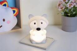 Nachtlicht Good Night Fox In Weiß -H:140mm -Babyartikelgeschäft pauleen nachtlicht good night fox in weiss h 140mm 2