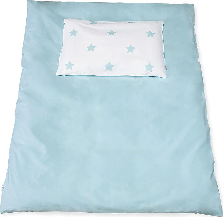 Pinolino 630022-2 Wendebettwäsche Sternchen, Perkal, Hellblau, 100x135 Cm 4 Pinolino 630022-2 Wendebettwäsche Sternchen, Perkal, Hellblau, 100x135 Cm – Bild 2