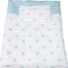 Pinolino 630022-2 Wendebettwäsche Sternchen, Perkal, Hellblau, 100x135 Cm -Babyartikelgeschäft pinolino 630022 2 wendebettwasche sternchen perkal hellblau 100x135 cm