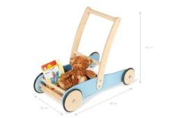 Pinolino Lauflernwagen 'Uli' In Hellblau -Babyartikelgeschäft pinolino lauflernwagen uli in hellblau 1