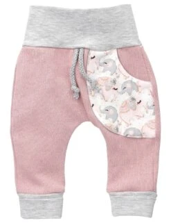 Hose Handmade In Grau Altrosa