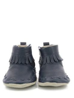 ROBEEZ Leder-Krabbelschuhe "Funky Shoe" In Dunkelblau -Babyartikelgeschäft robeez leder krabbelschuhe funky shoe in dunkelblau 2