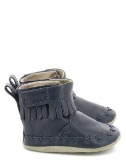 ROBEEZ Leder-Krabbelschuhe "Funky Shoe" In Dunkelblau