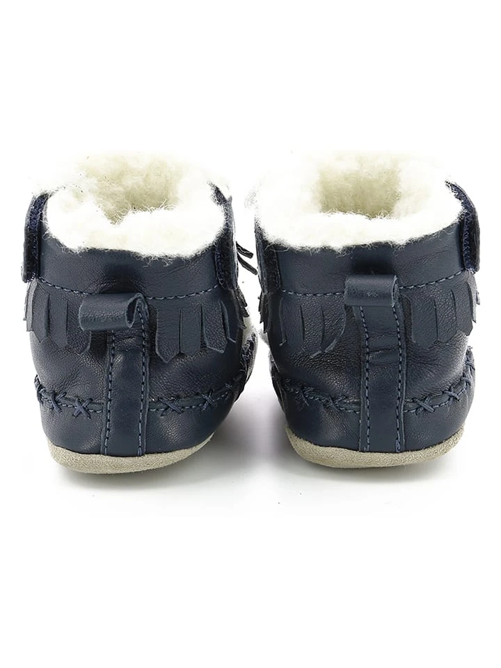 ROBEEZ Leder-Krabbelschuhe "Funky Show" In Dunkelblau 6 ROBEEZ Leder-Krabbelschuhe "Funky Show" In Dunkelblau – Bild 4