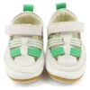 ROBEEZ Leder-Krabbelschuhe "Miniz" In Beige/ Grün 1 ROBEEZ Leder-Krabbelschuhe "Miniz" In Beige/ Grün -Babyartikelgeschäft robeez leder krabbelschuhe miniz in beige grun