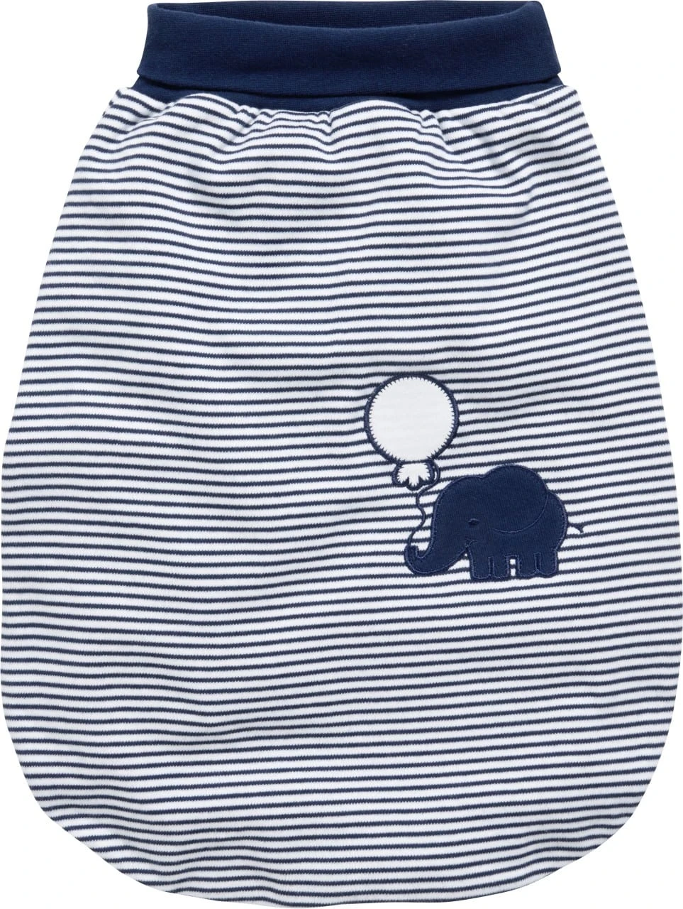 Strampelsack Interlock Elefant In Marine 3 Strampelsack Interlock Elefant In Marine