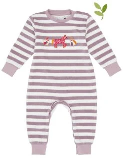 Sense Organics Overall In Creme/ Lila/ Bunt