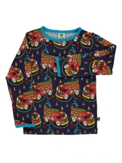 Longsleeve "Firetruck" In Dunkelblau