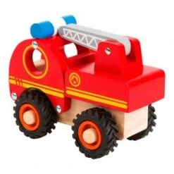 Small Foot Feuerwehrfahrzeug Aus Holz In Rot -Babyartikelgeschäft small foot feuerwehrfahrzeug aus holz in rot 2