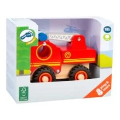 Small Foot Feuerwehrfahrzeug Aus Holz In Rot -Babyartikelgeschäft small foot feuerwehrfahrzeug aus holz in rot 3