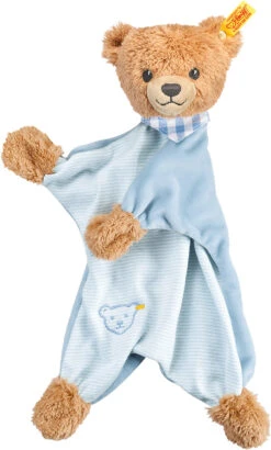 Steiff Schlaf Gut Bär Schmusetuch 30 Cm Blau