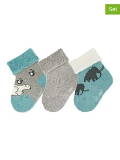 Sterntaler 3er-Set: Babysocken In Türkis
