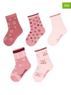 Sterntaler 5er-Set: Socken In Pink