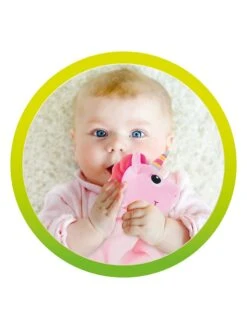 Toi Toys Rassel-Schmusetich "Einhorn" - Ab Geburt -Babyartikelgeschäft toi toys rassel schmusetich einhorn ab geburt 2