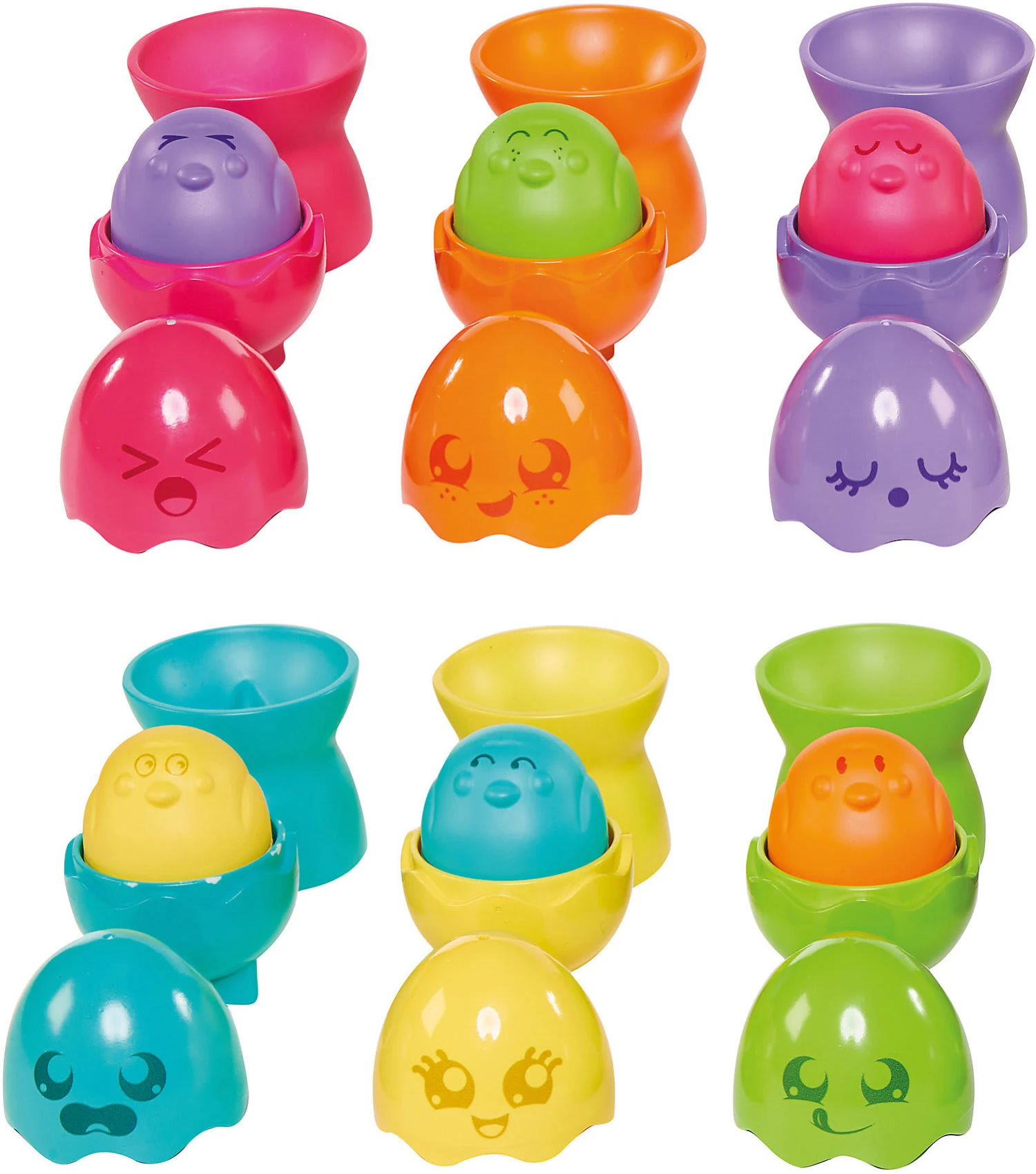 Tomy Toomies - Versteck- Und Quieck Eier - Stapeleier-Set 7 Tomy Toomies - Versteck- Und Quieck Eier - Stapeleier-Set – Bild 5