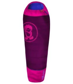 TROLLKIDS Schlafsack "Fjell Dreamer" In Dunkelrosa / Mittelblau
