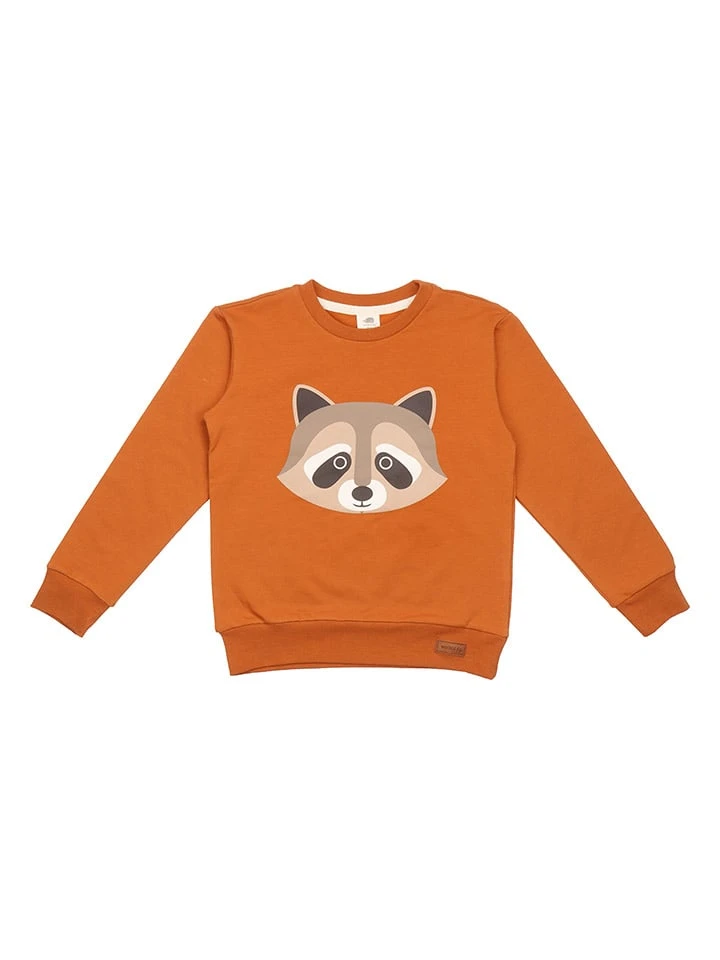 Walkiddy Sweatshirt In Orange 3 Walkiddy Sweatshirt In Orange