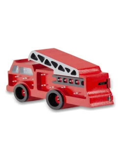 Holz-Nachtlicht "Firetruck" In Rot - (L)31 X (B)16 Cm -Babyartikelgeschäft woody kids holz nachtlicht firetruck in rot l 31 x b 16 cm 2