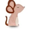 Holz-Nachtlicht "Mouse" In Rosa - (B)21 X (H)30 Cm -Babyartikelgeschäft woody kids holz nachtlicht mouse in rosa b 21 x h 30 cm