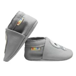 Leder-Krabbelschuhe "Totenkopf" In Hellgrau 12 Leder-Krabbelschuhe "Totenkopf" In Hellgrau -Babyartikelgeschäft yalion leder krabbelschuhe totenkopf in hellgrau 4